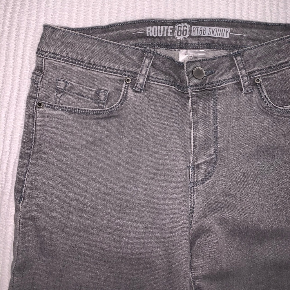 black denim jeans